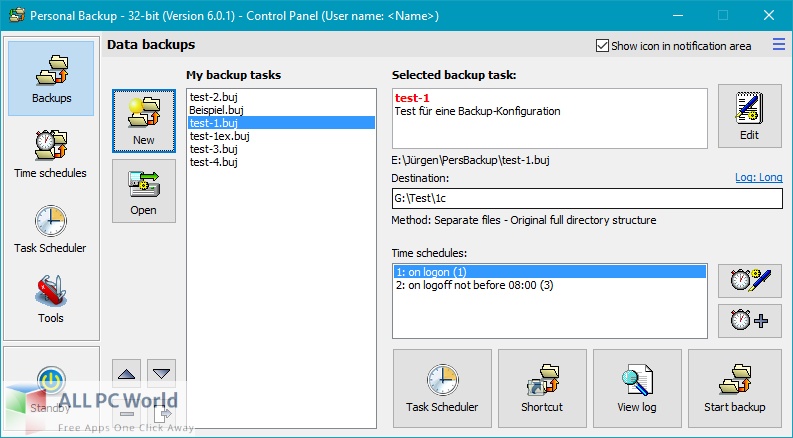 Personal Backup 6.3.4.1 instal the last version for windows