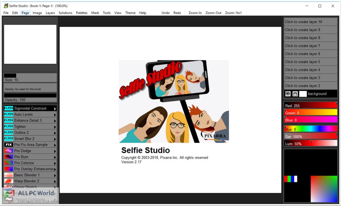 Pixarra Selfie Studio 3 for Free Download
