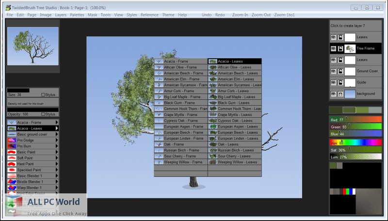 Pixarra TwistedBrush Tree Studio Free Download