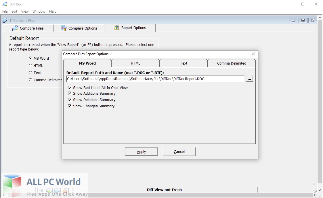 SoftInterface Diff Doc Pro for Free Download