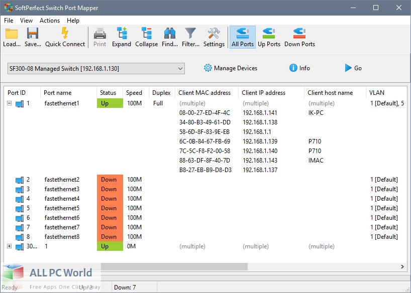SoftPerfect Switch Port Mapper for Free Download