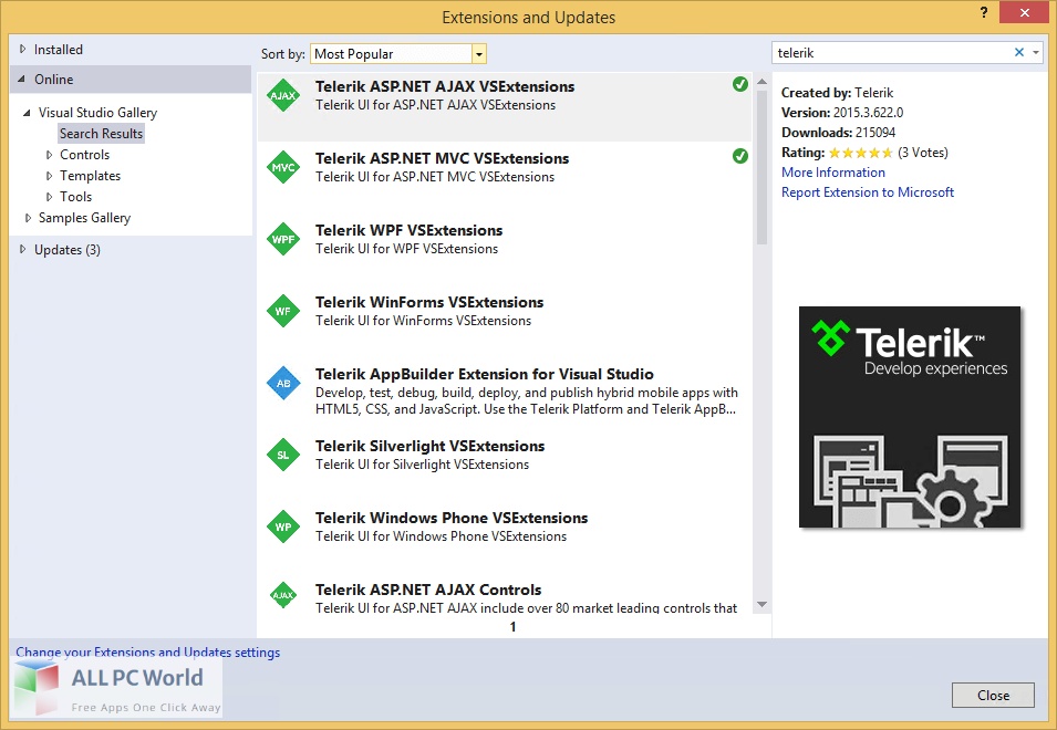 Telerik Collection for .NET R1 2022 Free Download