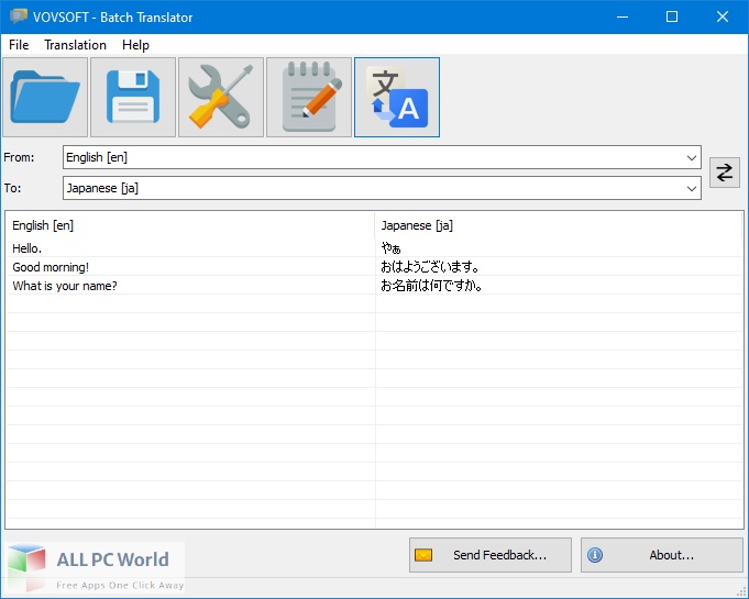 VovSoft Batch Translator for Free Download