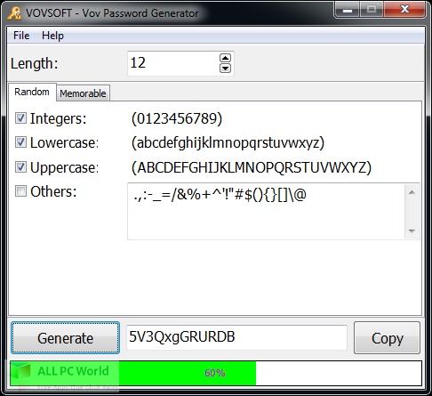 Vovsoft Password Generator Free Download