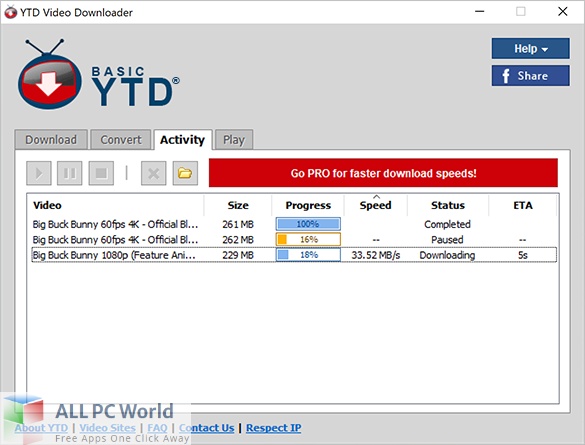 YTD Video Downloader Pro for Free Download