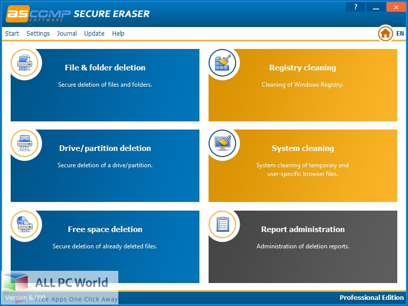 Ascomp Secure Eraser Professional 6 Free Download