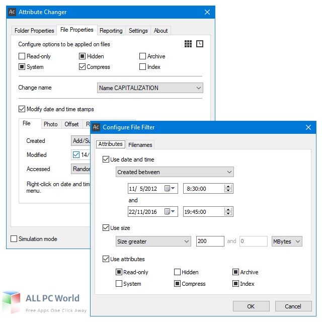 Attribute Changer RC3 Free Download
