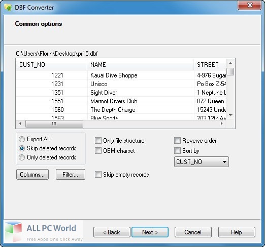 DBF Converter Free Download