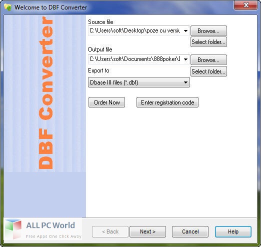 DBF Converter for Free Download