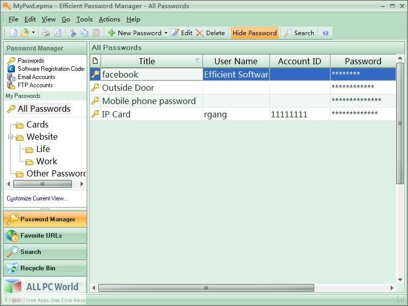 Efficient Password Manager Pro Free Download