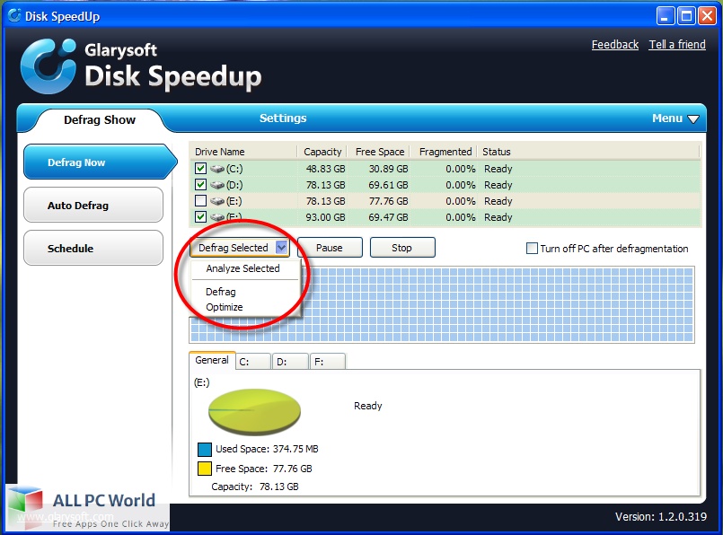Glary Disk SpeedUp Free Download