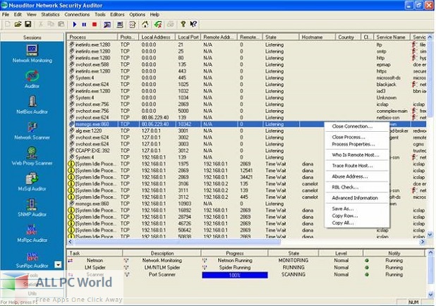 NSAUDITOR NETWORK SECURITY AUDITOR for Free Download