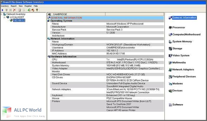 Nsasoft Hardware Software Inventory Download Free