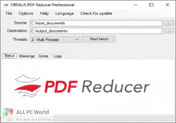 ORPALIS PDF Reducer Professional Free Download