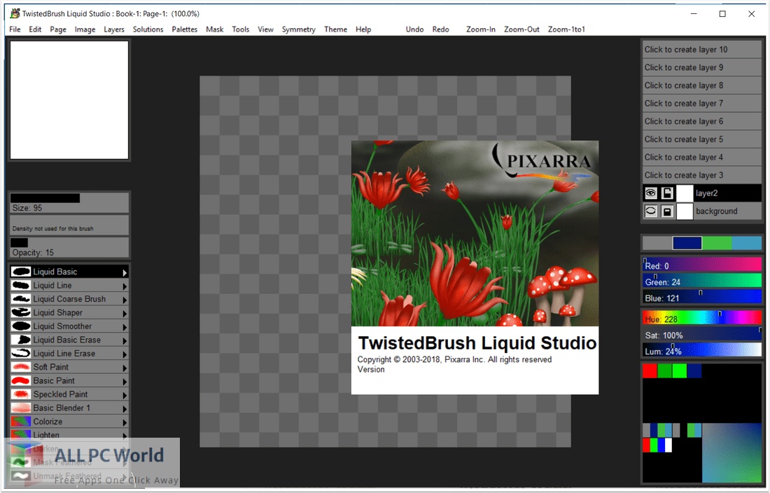 Pixarra TwistedBrush Liquid Studio 4 Free Download