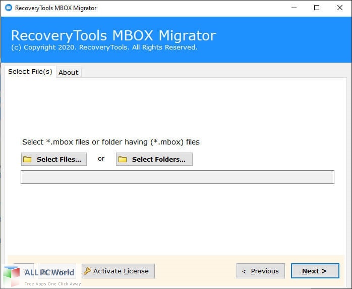 RecoveryTools MBOX Migrator Free Download