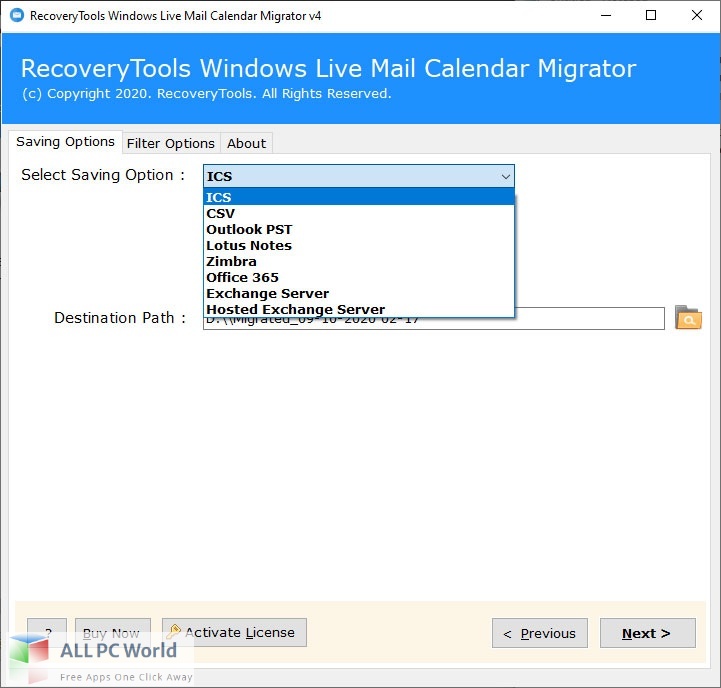 RecoveryTools Windows Live Mail Contacts Migrator for Free Download
