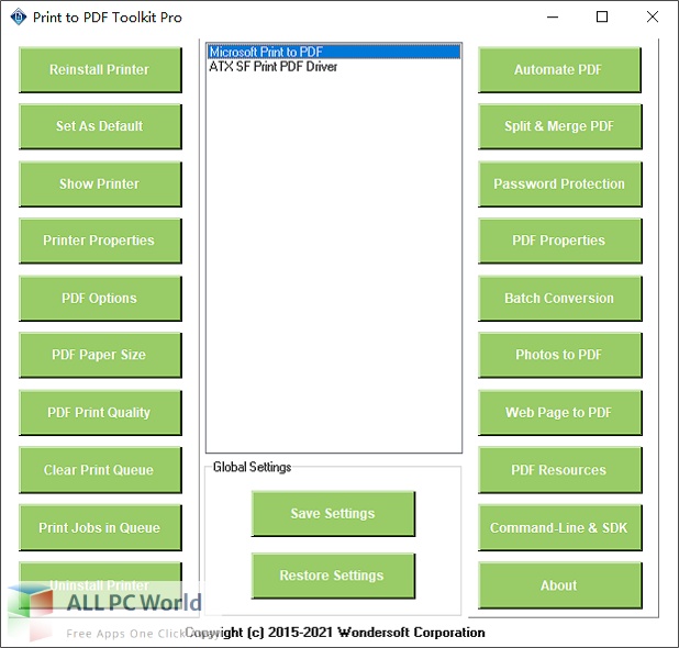Windows10Pdf Print to PDF Toolkit Pro 3 Free Download