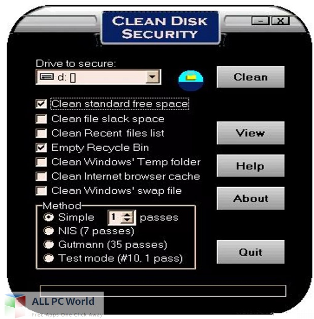 Clean Disk Security 8 Free Download