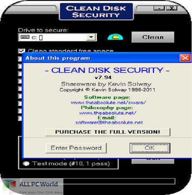 Clean Disk Security Free Download