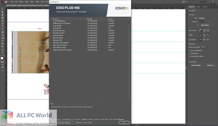 Esko DeskPack 22.03.26 for Adobe Illustrator for Free Download