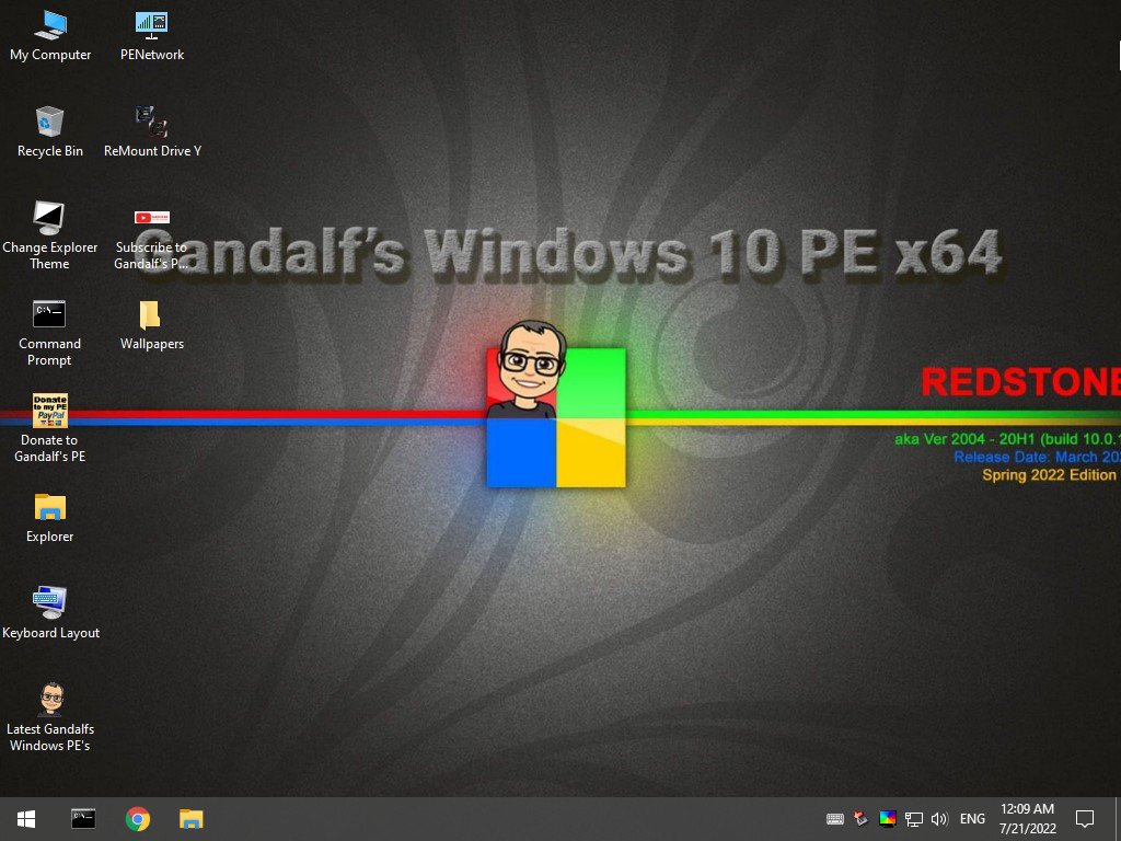 Gandalf’s Windows 10PE Spring 2022 Edition ISO Download
