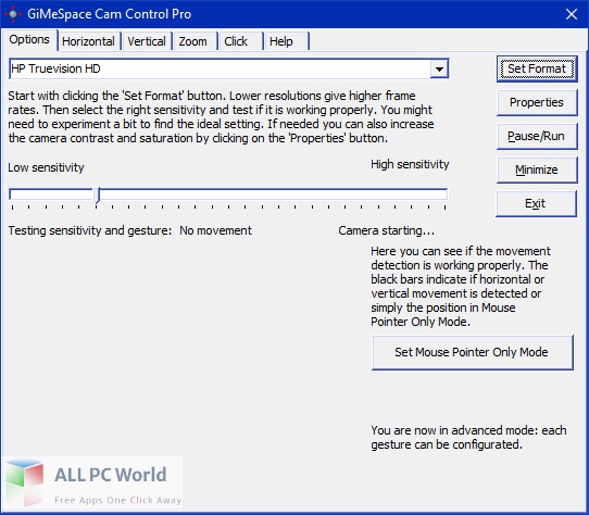 GiMeSpace Cam Control Pro 2 Free Download