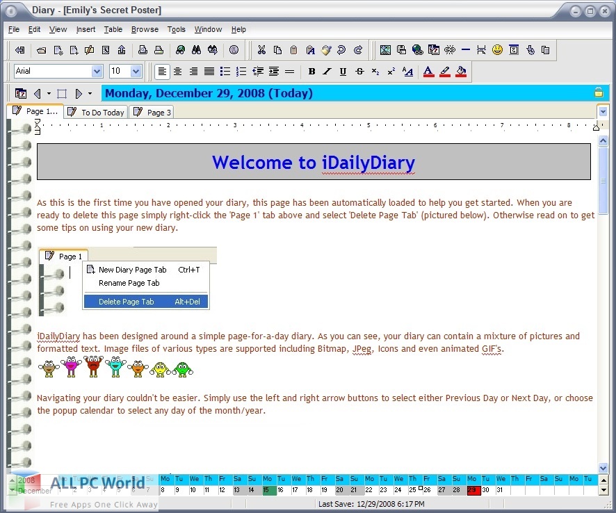 IDailyDiary Professional 4 Free Download