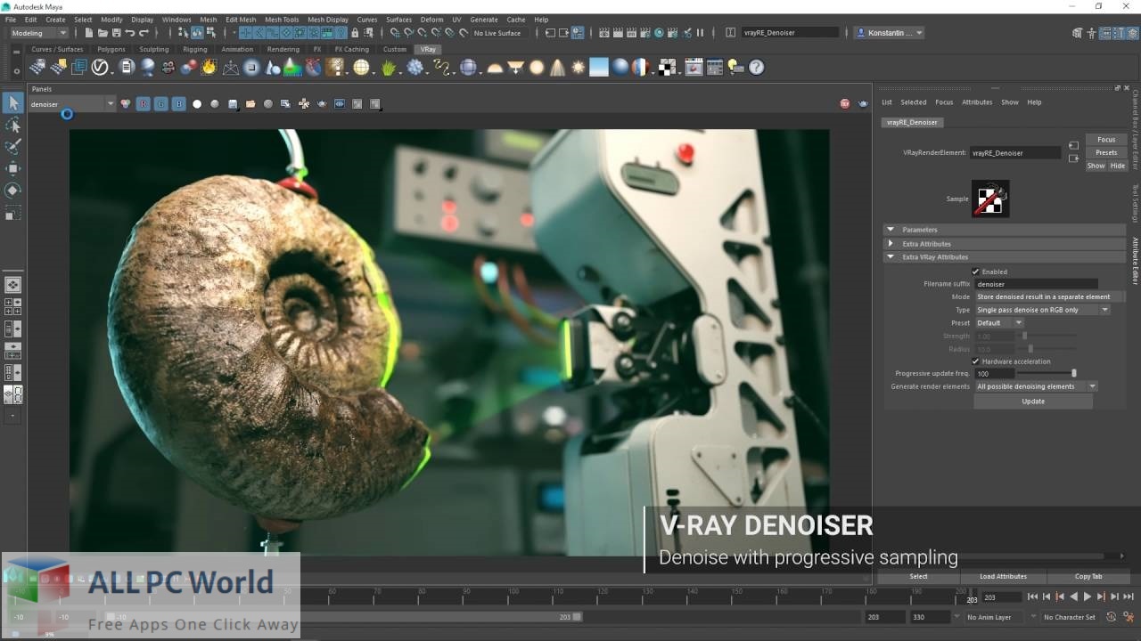 V-Ray Advanced v5.20.02 for Maya for Free Download