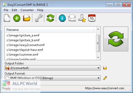 Easy2Convert EMF to IMAGE 2 Free Download
