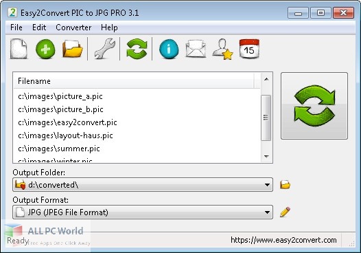 Easy2Convert PIC to JPG Pro 3 Free Download