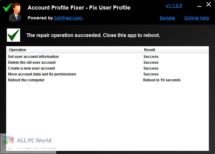 Account Profile Fixer Download