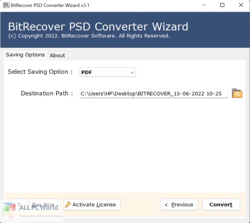BitRecover PSD Converter Wizard 3 Download