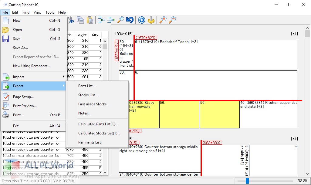 Cutting Planner 10 Download
