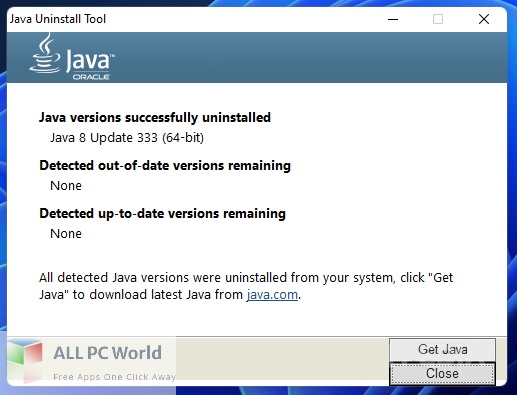 Java Uninstall Tool 19 Download