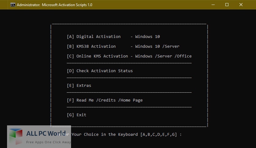 Microsoft Activation Scripts Free Download