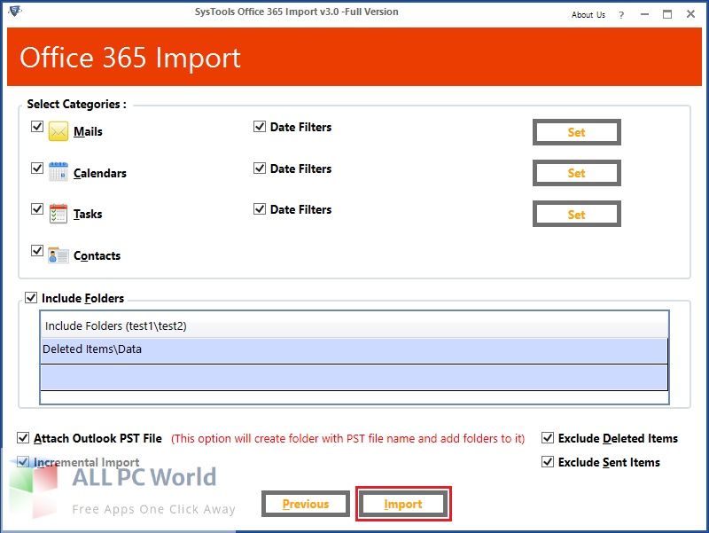 SysTools Office 365 Import 3 Download