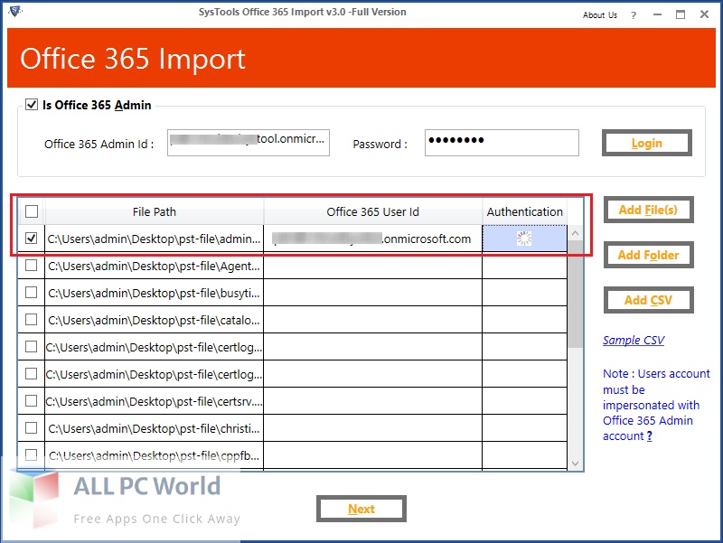 SysTools Office 365 Import 3 Free Setup Download