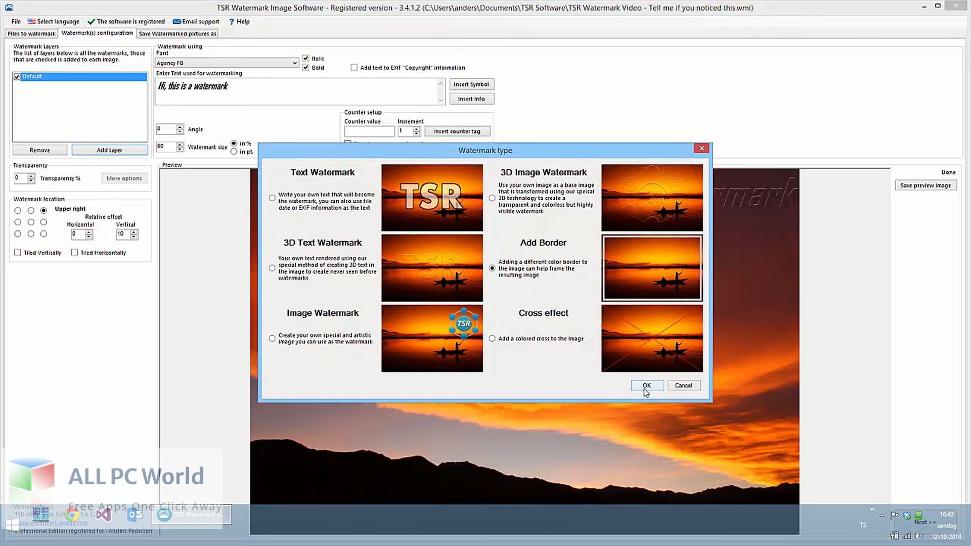 TSR Watermark Image Professional Free Setup Download