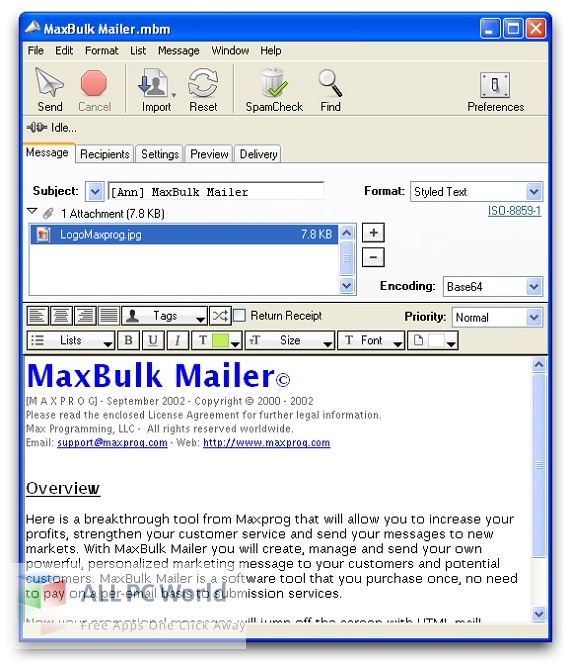 Bulk Mailer Pro 9 Free Download