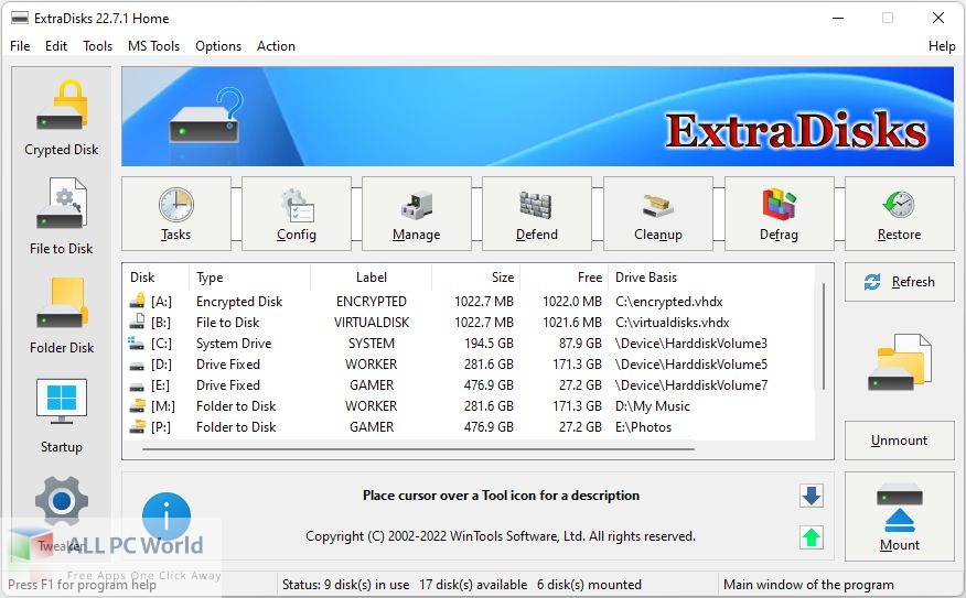 ExtraDisks Home 22 Free Download