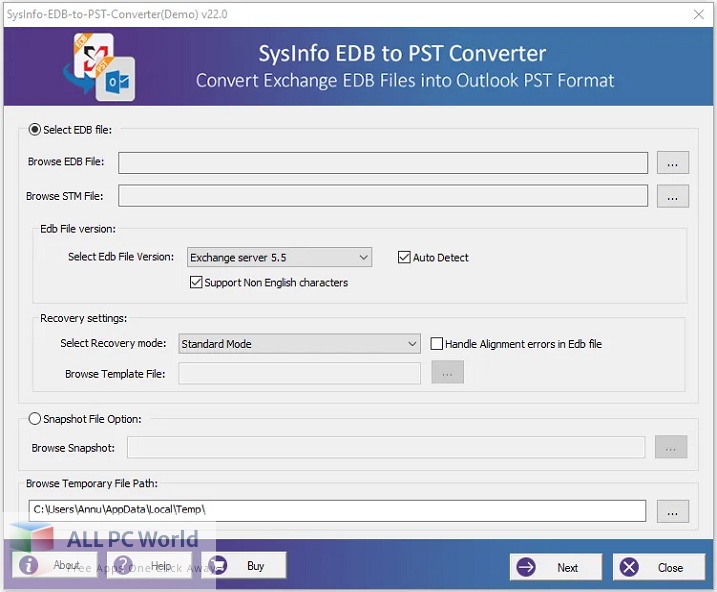 SysInfoTools EDB to PST Converter 22 Free Setup Download