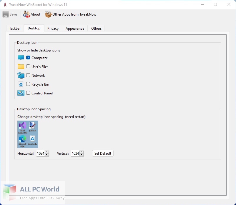 TweakNow WinSecret Plus for Windows 11 Free Setup Download