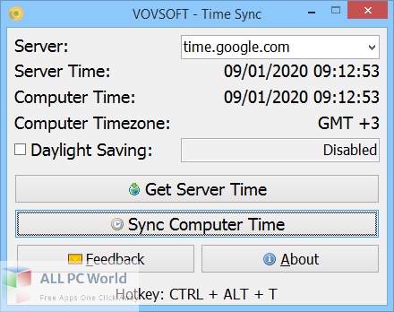 VovSoft Time Sync 2 Free Download
