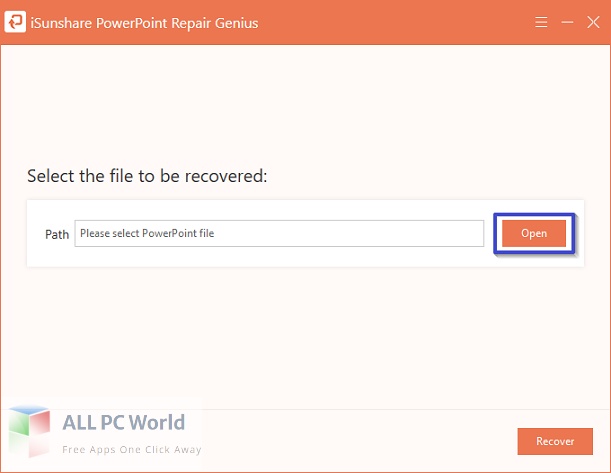 iSunshare PowerPoint Repair Genius 3 Free Download