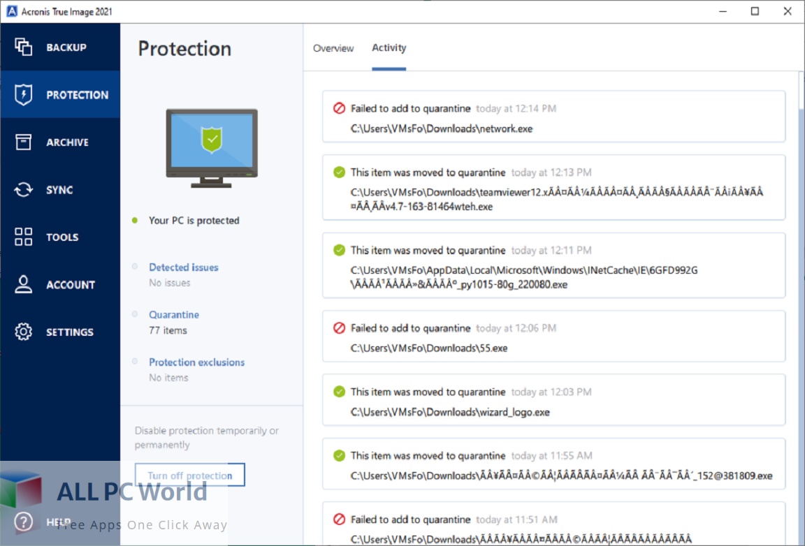 Acronis Cyber Protect Home Office Setup Download