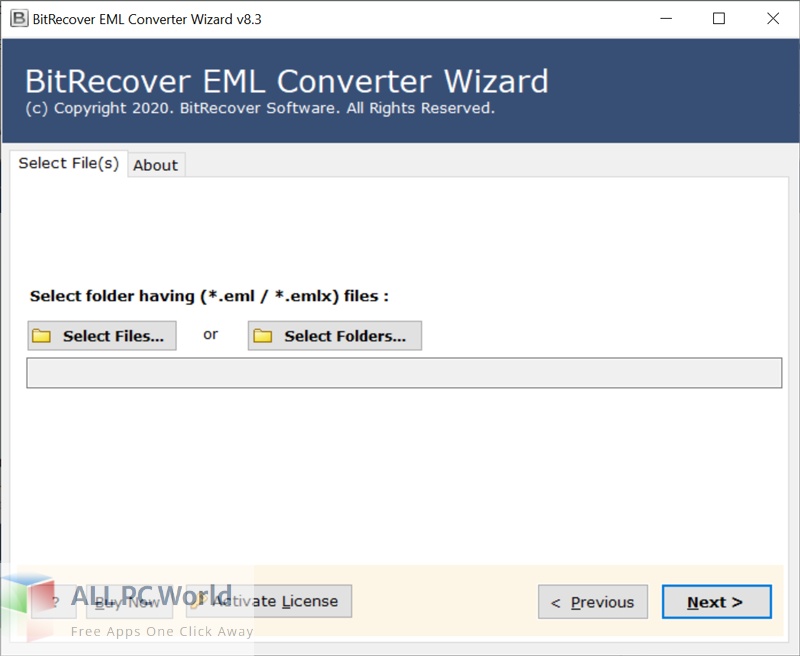 BitRecover EML Converter Wizard Free Download