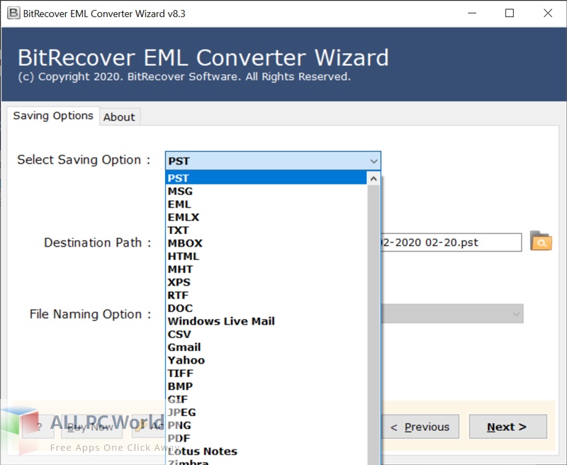 BitRecover EML Converter Wizard Setup Download