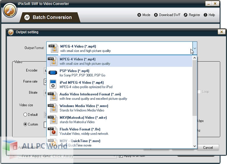 iPixSoft SWF to Video Converter 4 Download