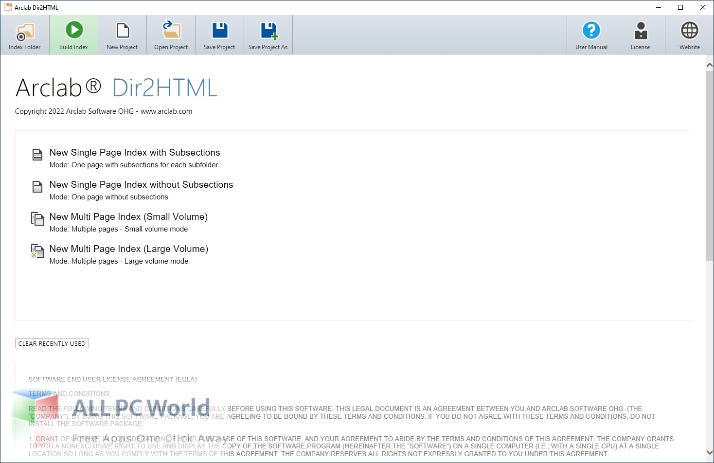 Arclab Dir2HTML 3 Free Download